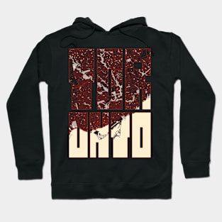 Toronto, Canada City Map Typography - Vector Hoodie